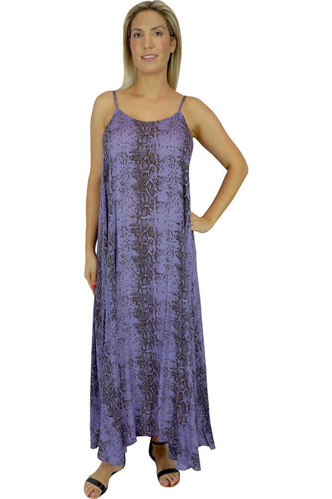 Aura Dress "Python" Print