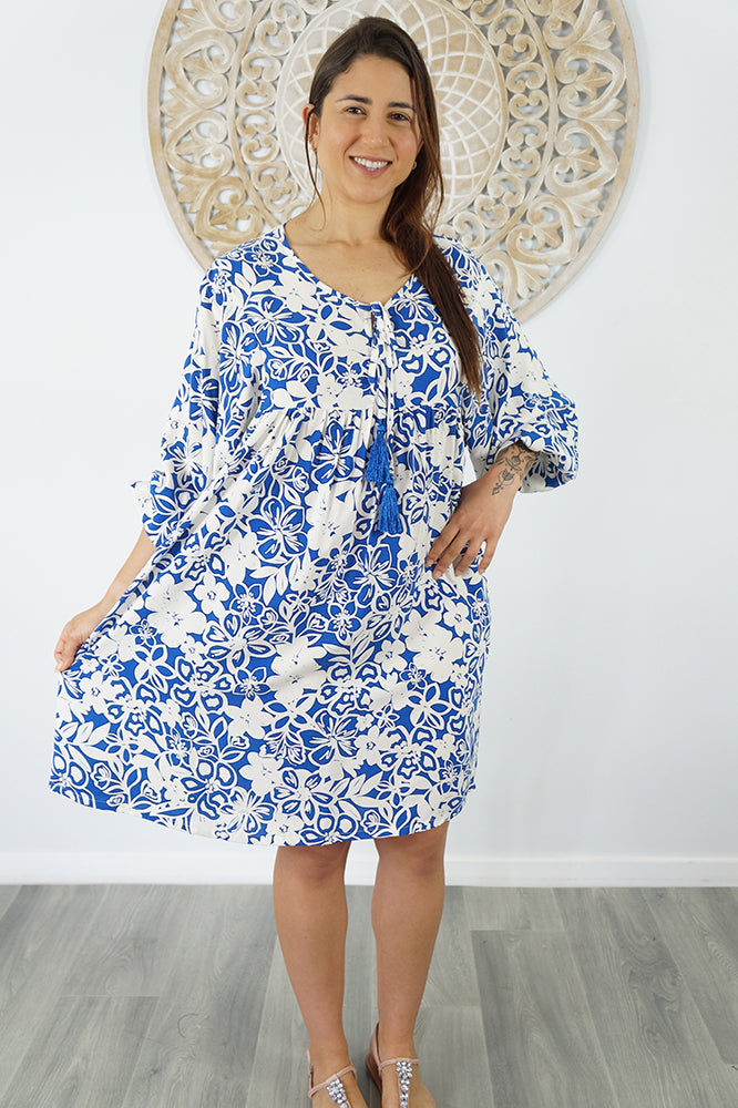 Avocado Dress "Contour Flower"