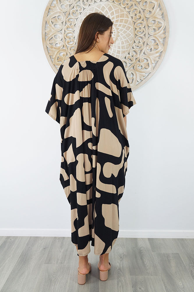Bermuda Kaftan "Abstract Geo"