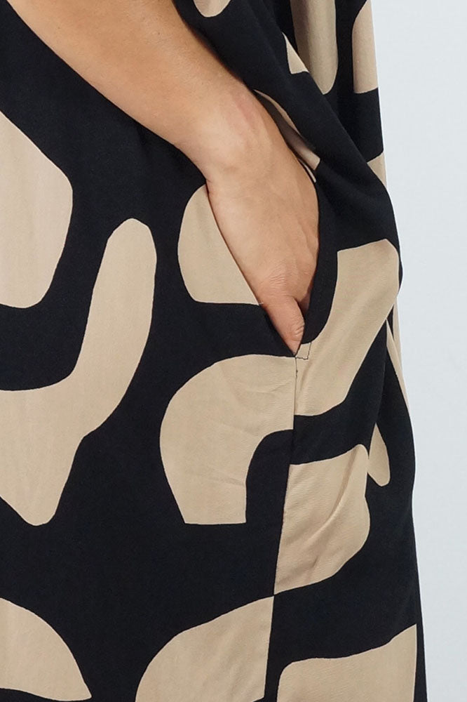 Bermuda Kaftan "Abstract Geo"