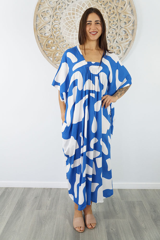 Bermuda Kaftan "Abstract Geo"