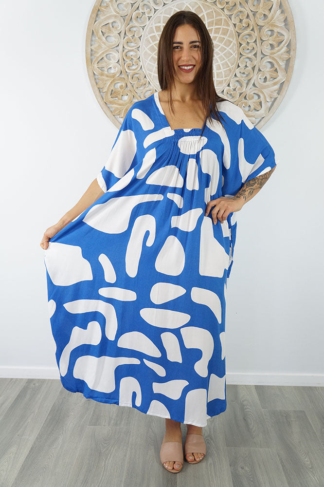 Bermuda Kaftan "Abstract Geo"