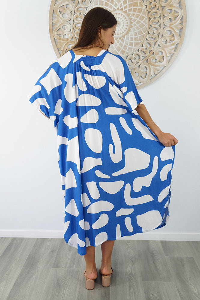 Bermuda Kaftan "Abstract Geo"