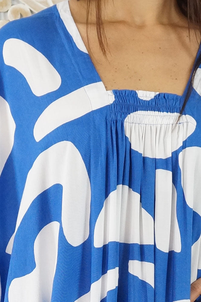 Bermuda Kaftan "Abstract Geo"