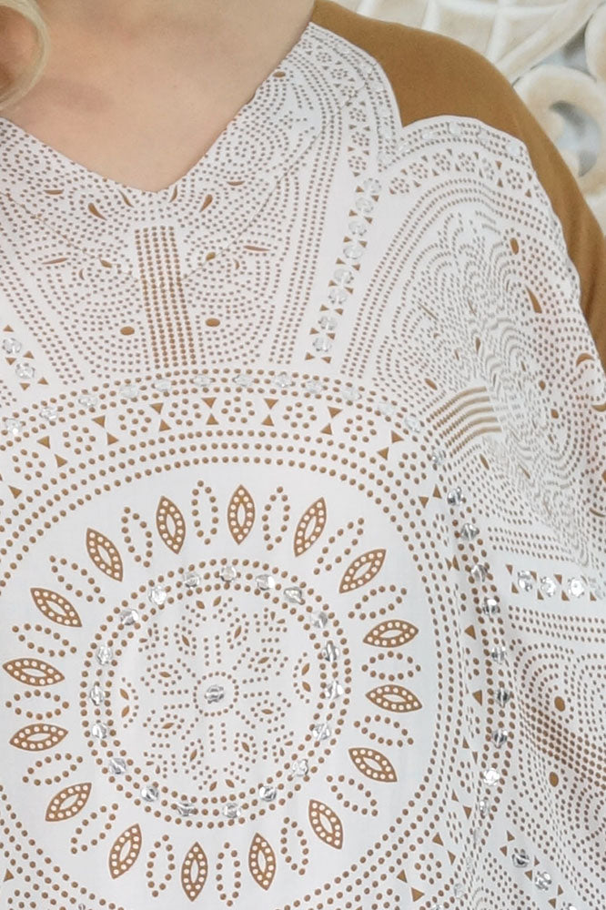 Long Kaftan "Bling" (Sequined) "Crown"