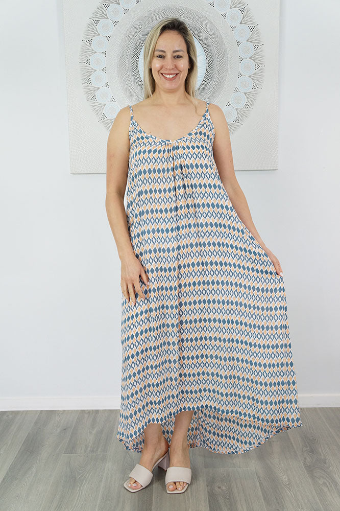 Boho Dress "Diamond" print