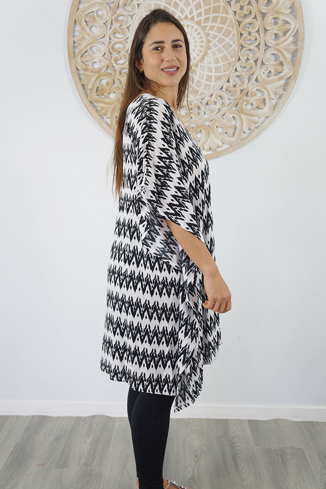 Classic Mumu "ZigZag" print