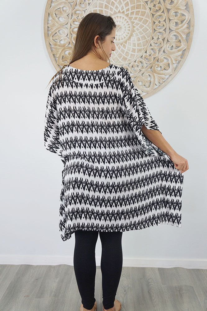Classic Mumu "ZigZag" print