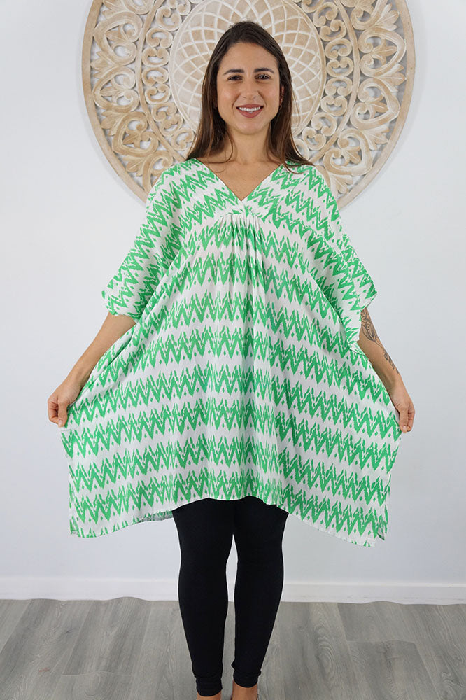 Classic Mumu "ZigZag" print