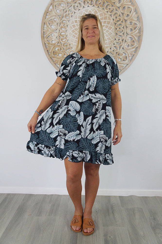 Diva Dress "Leaves"