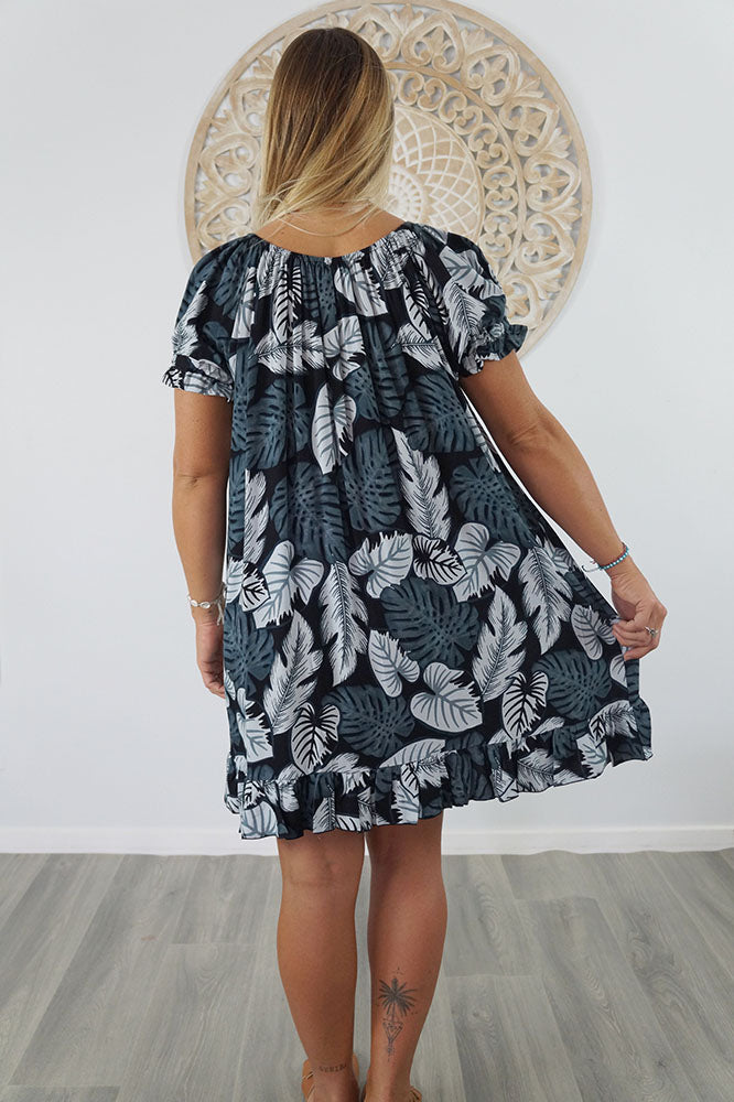Diva Dress "Leaves"