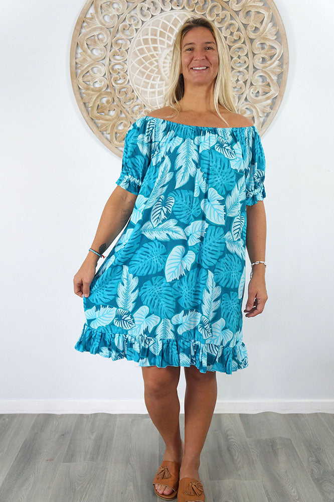 Diva Dress "Leaves"