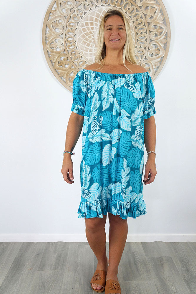 Diva Dress "Leaves"