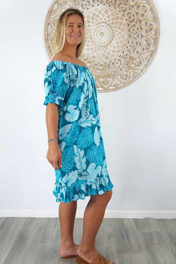 Diva Dress "Leaves"