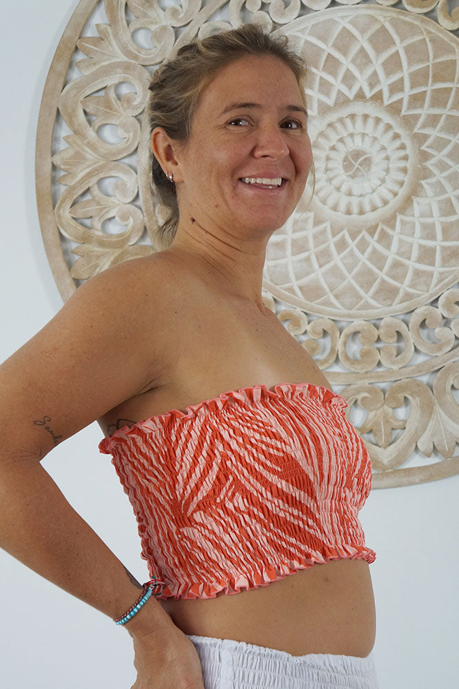 Frilled Boob Tube "Honiara"
