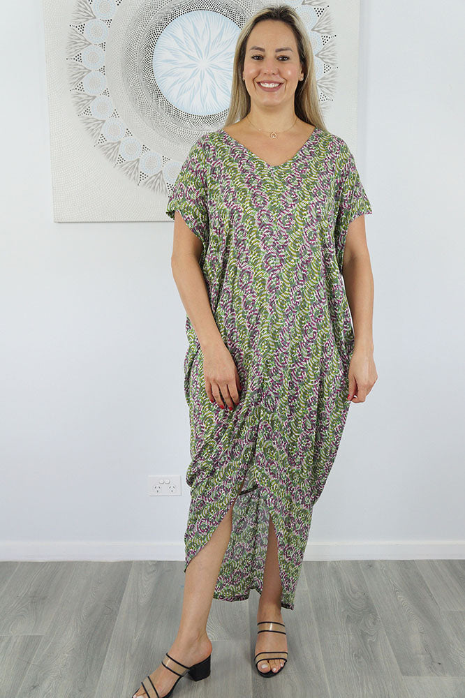 Frilled Toga Dress "Shells"