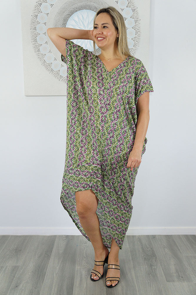 Frilled Toga Dress "Shells"