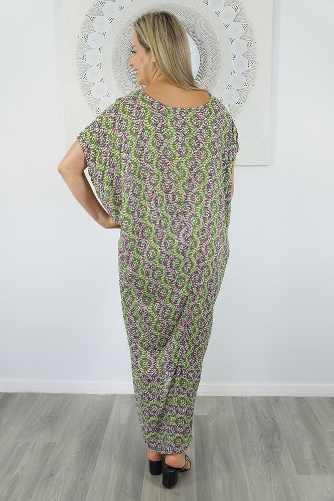Frilled Toga Dress "Shells"