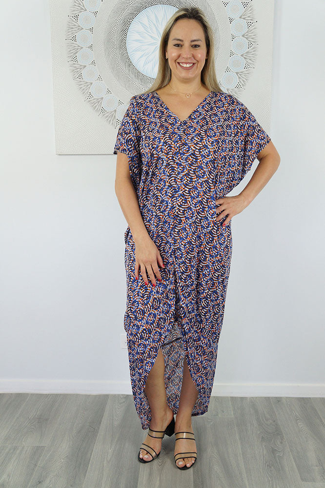 Frilled Toga Dress "Shells"
