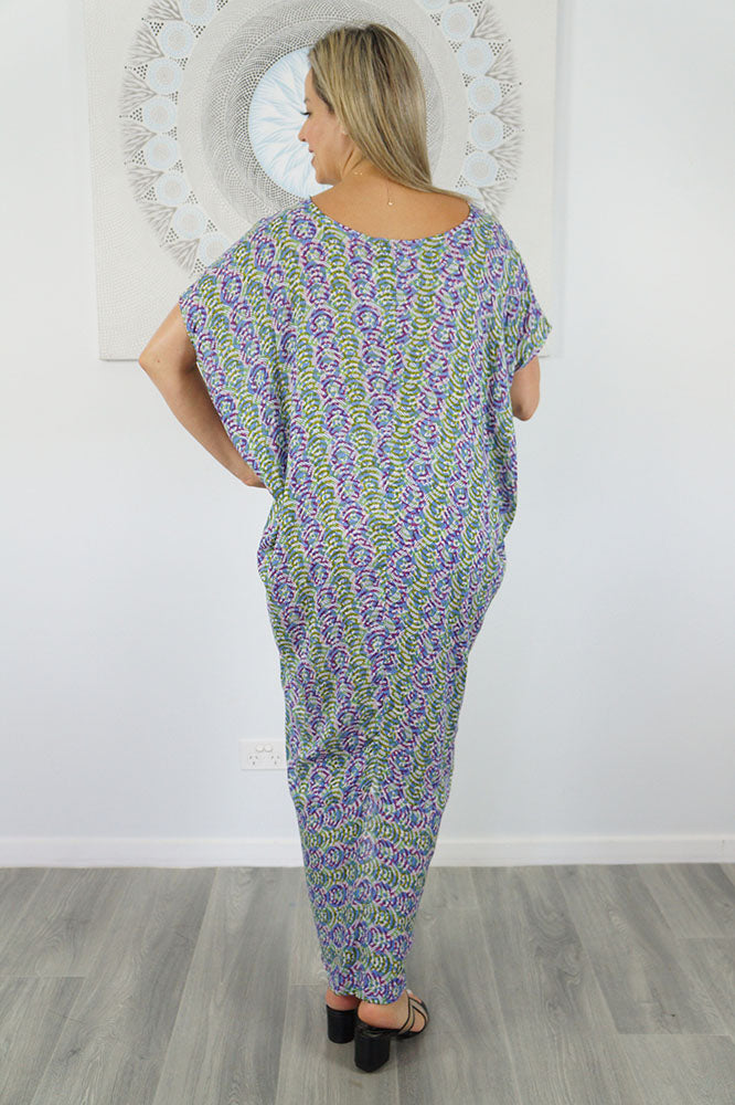 Frilled Toga Dress "Shells"