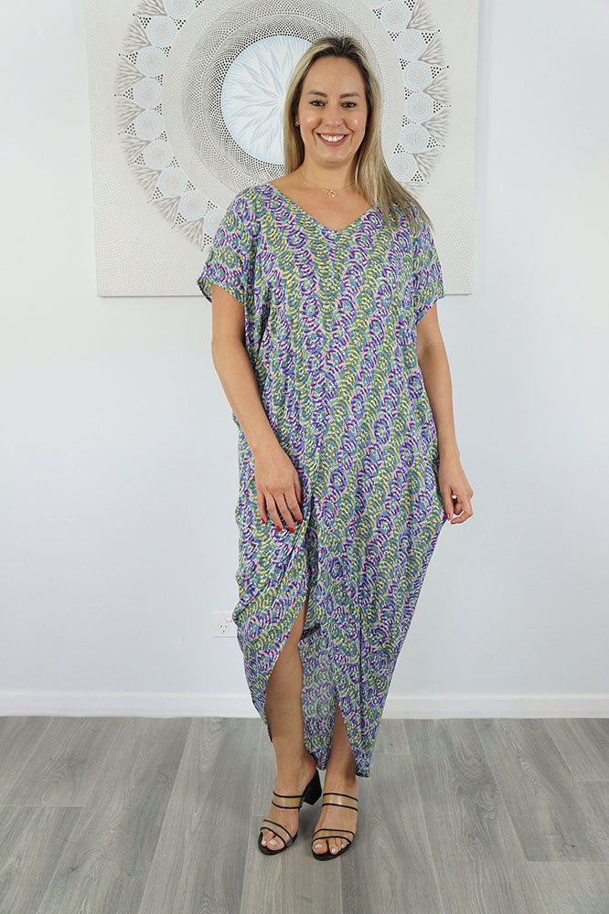 Frilled Toga Dress "Shells"