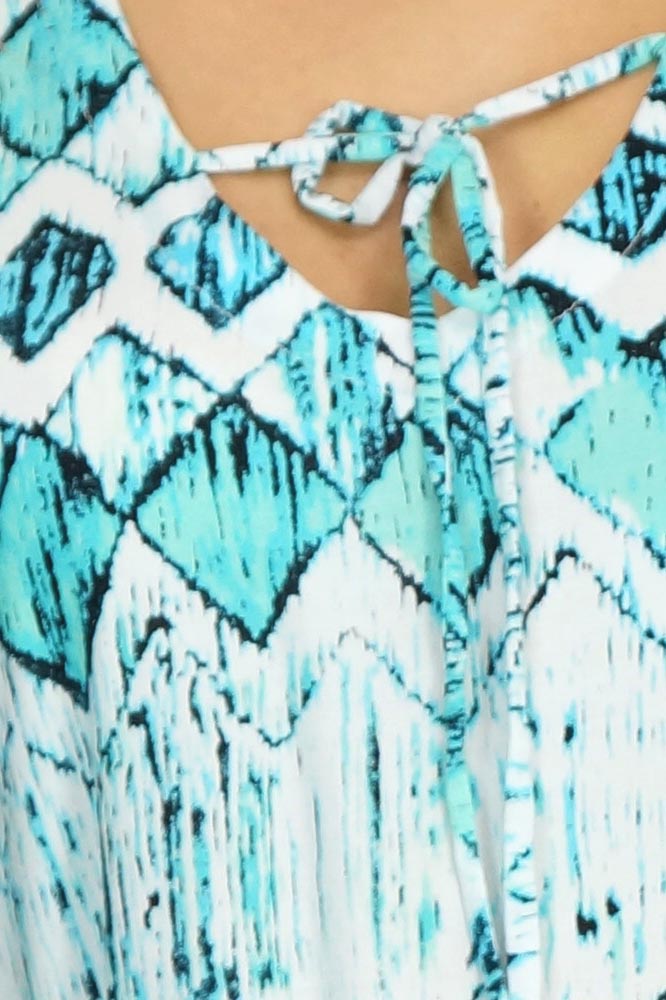 Jasmin Top "Abstract Diamond"