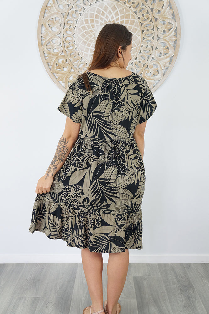 Kiki Dress "Betelnut"