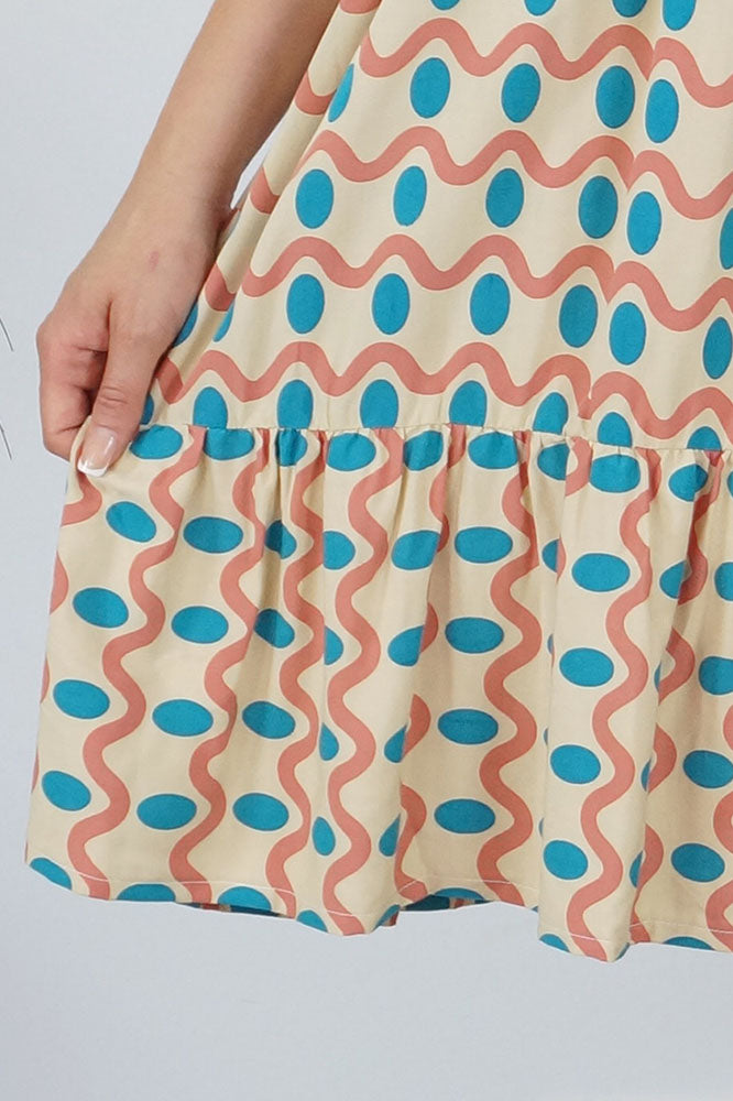 Kiki Dress "Waves"