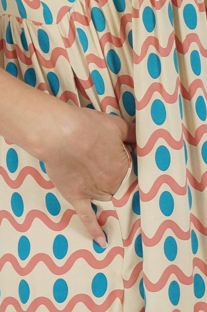 Kiki Dress "Waves"