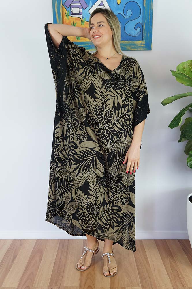 Long Kaftan "Betelnut"