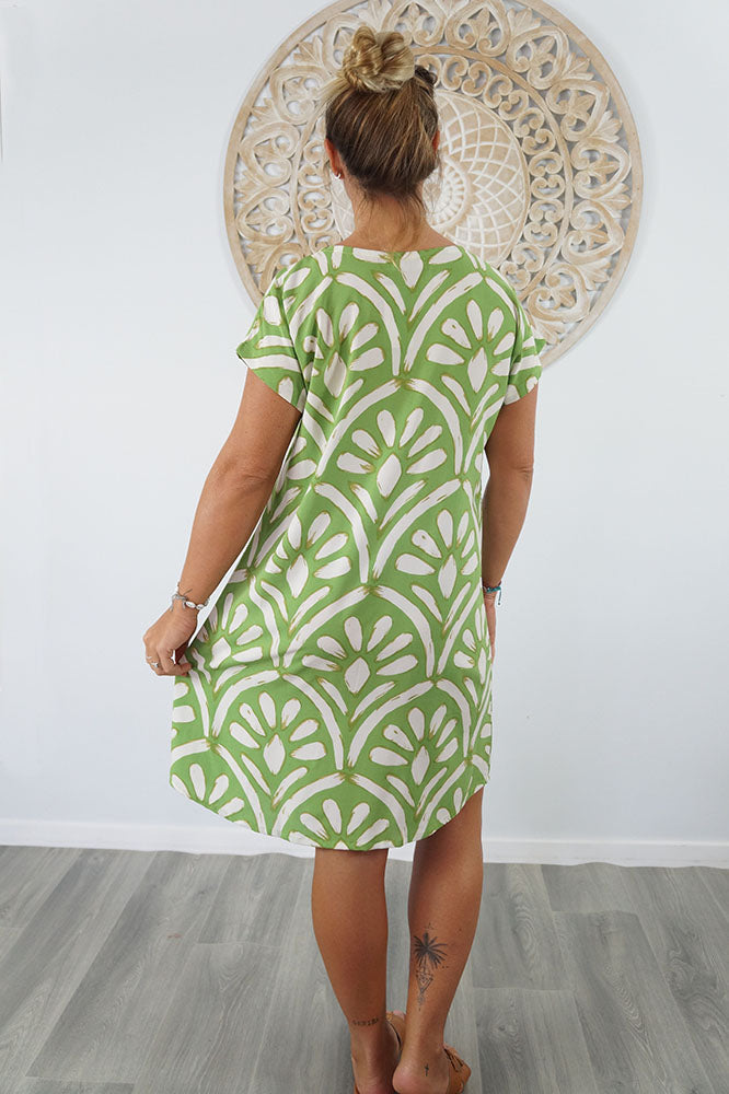 Michelle Dress "Agave"