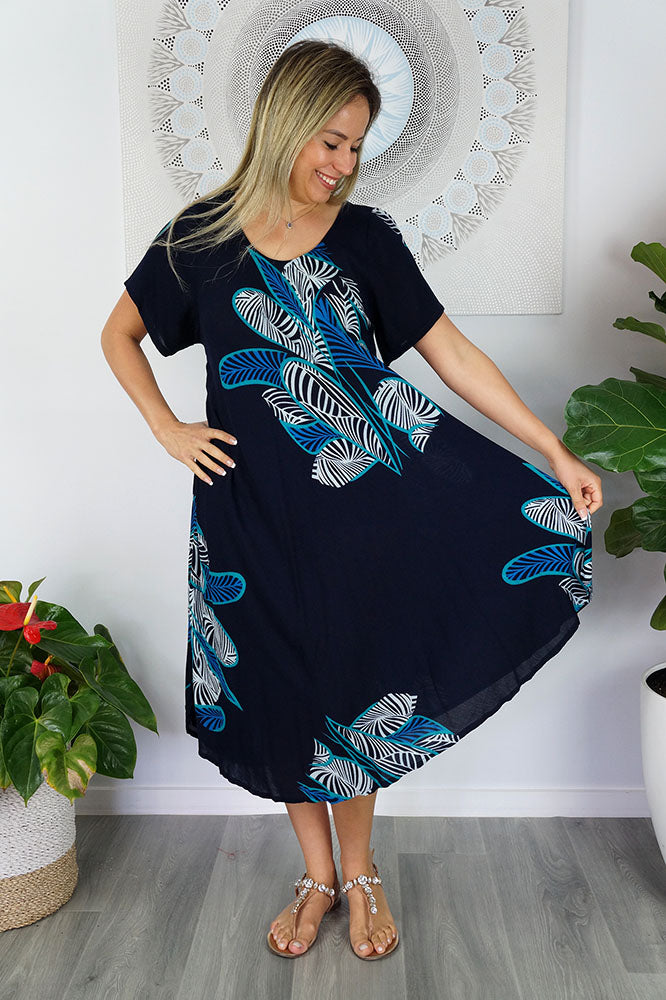 Newport Dress “Fishbone”