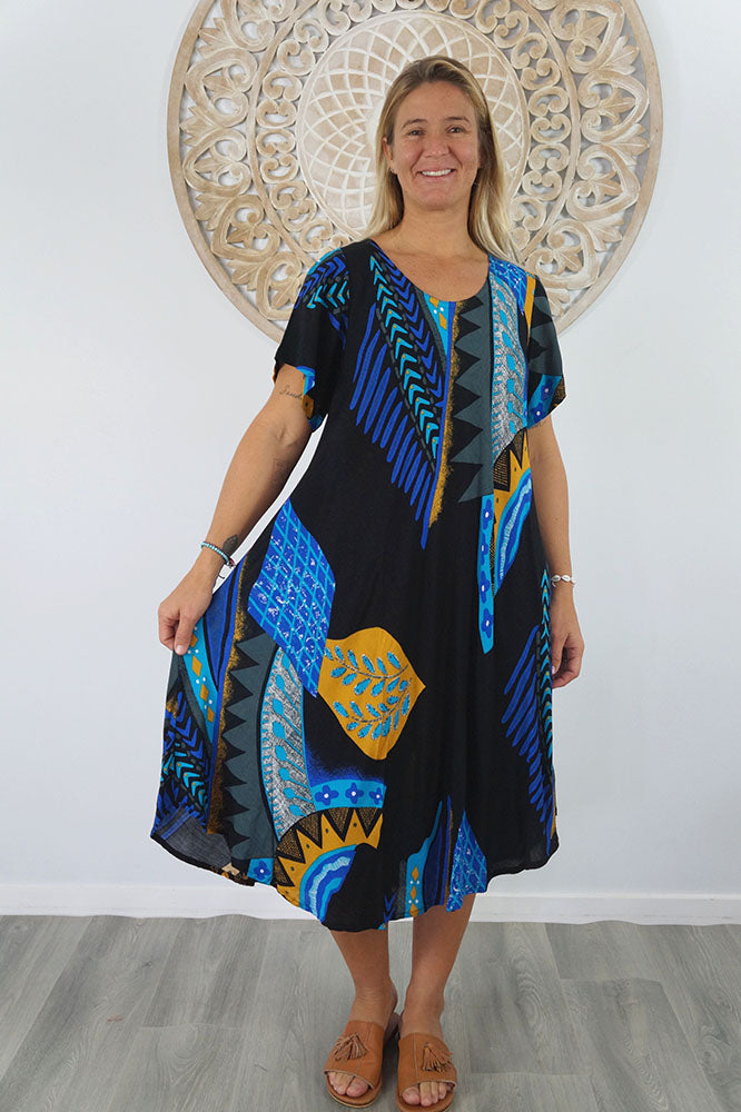 Newport Dress "Aztec"