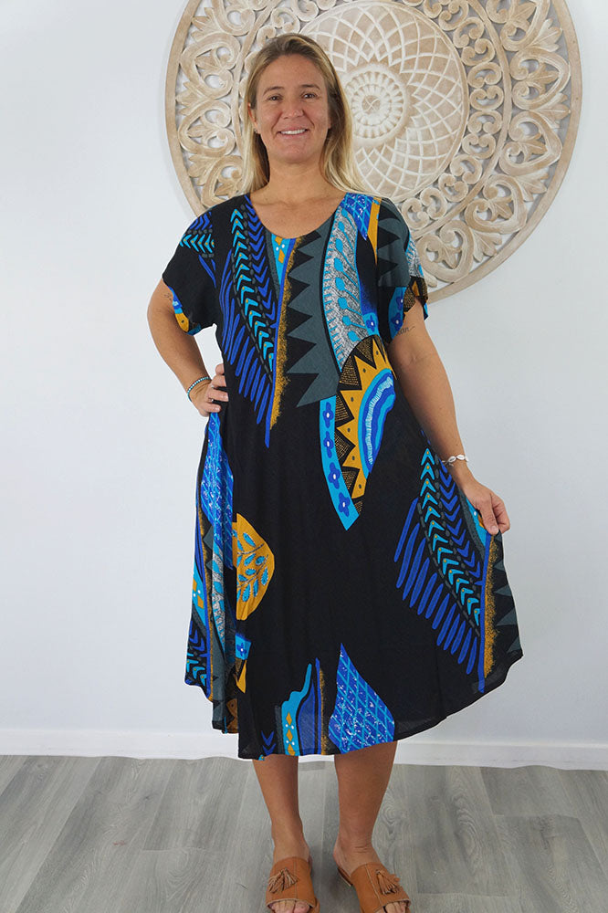 Newport Dress "Aztec"