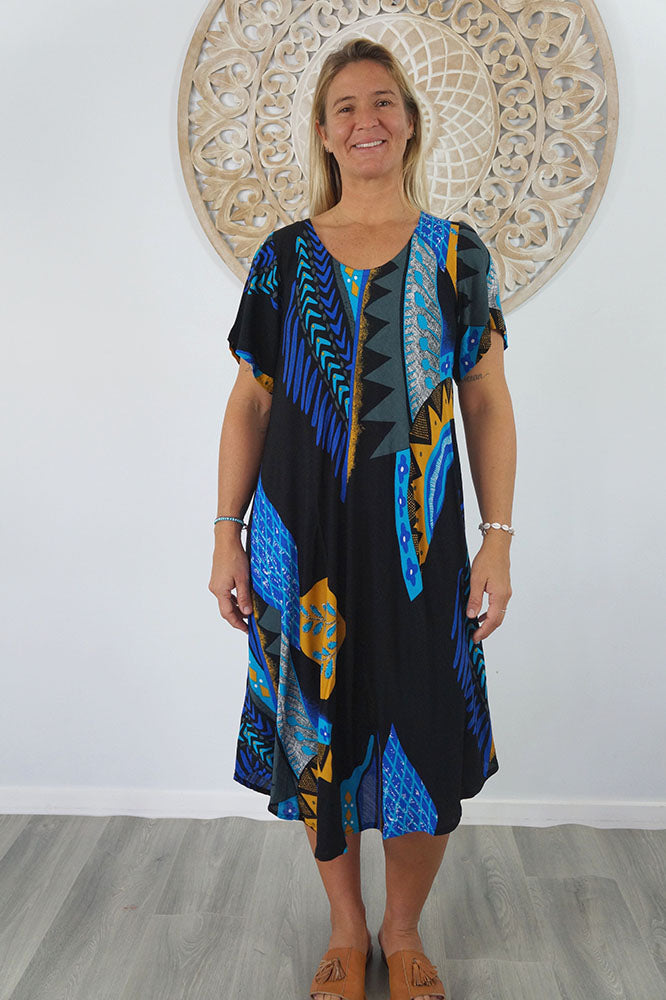 Newport Dress "Aztec"