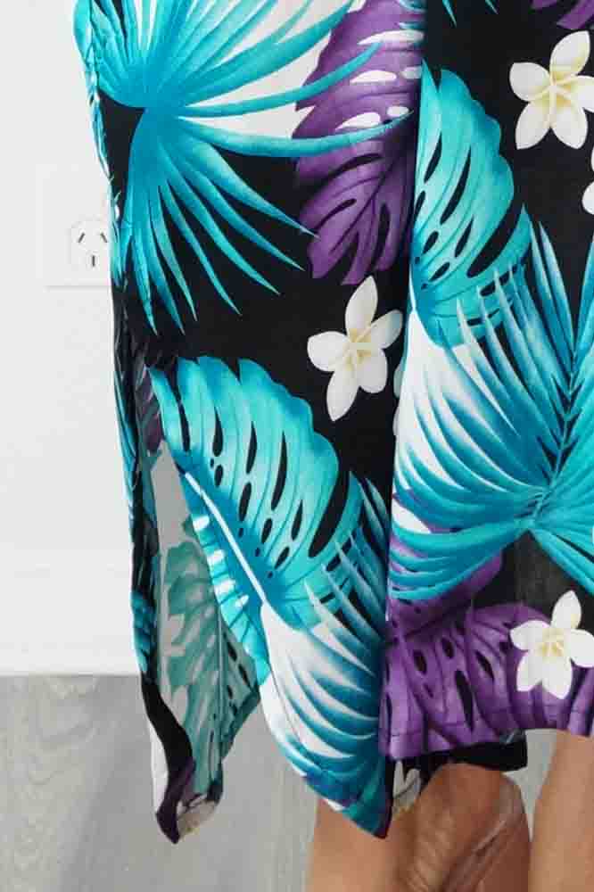 Premium Long Kaftan "Moonflower"