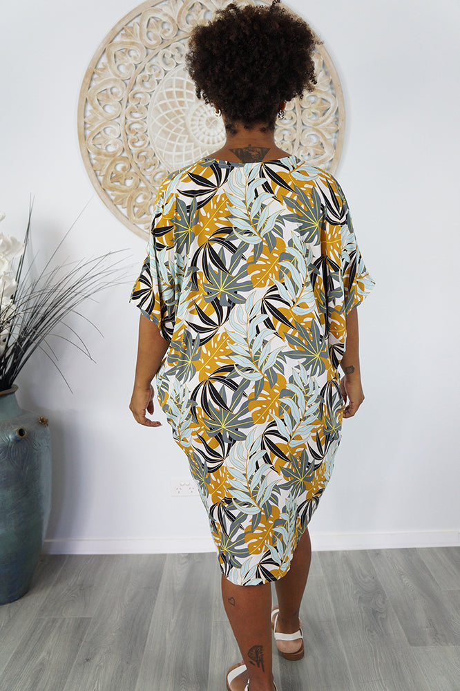 Resort Dress "Palm Paradise"