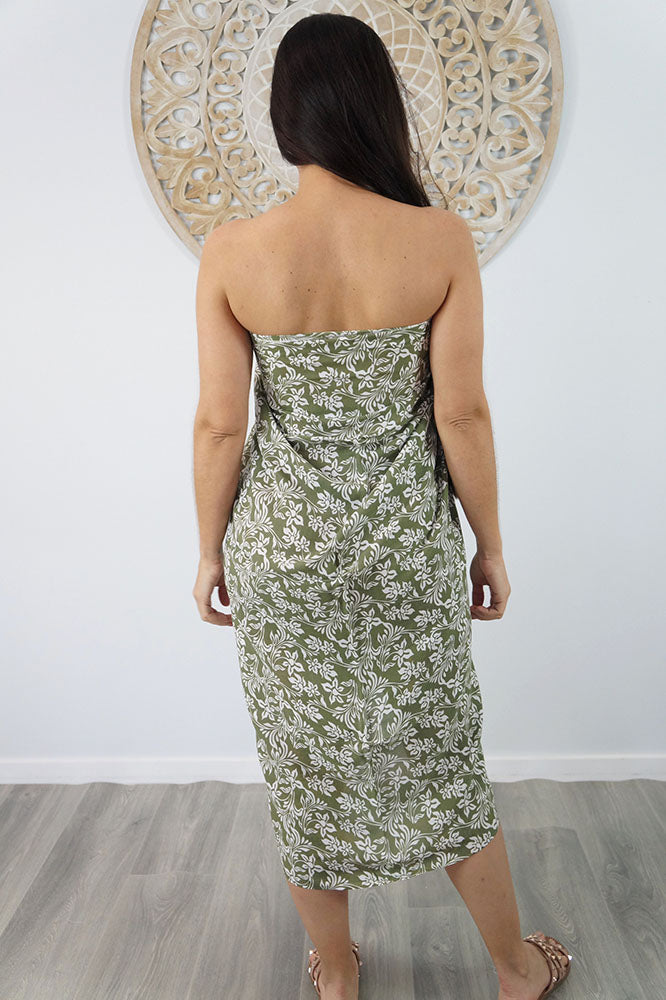 "Gardenia" Sarong