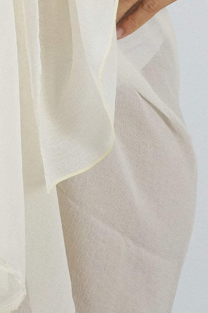 Plain Polyester Chiffon Sarong