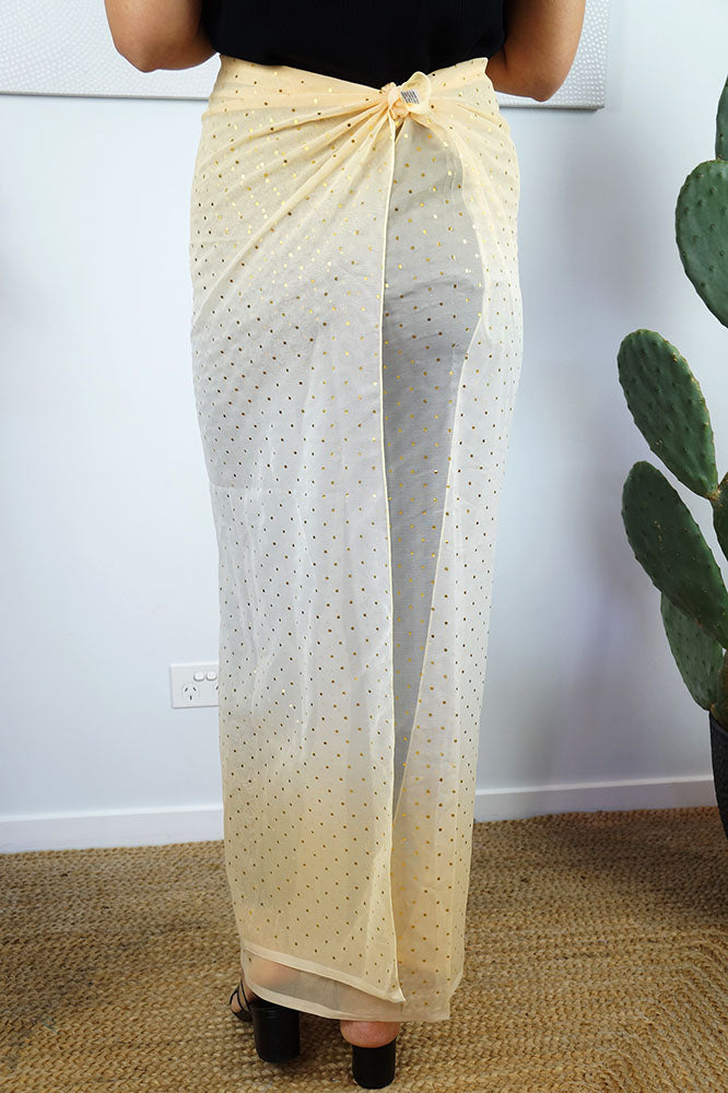 Polka Dot Polyester Sarong