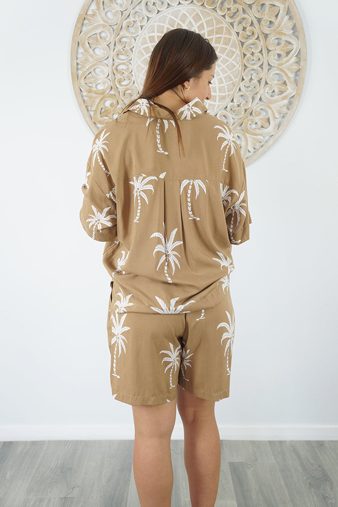 Abbey Shirt & Summer Short "One Palm"