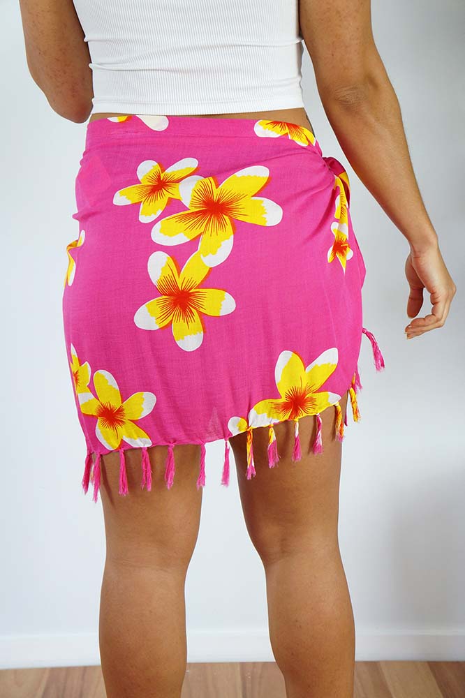 Girls Frangipani Short Bikini Tie