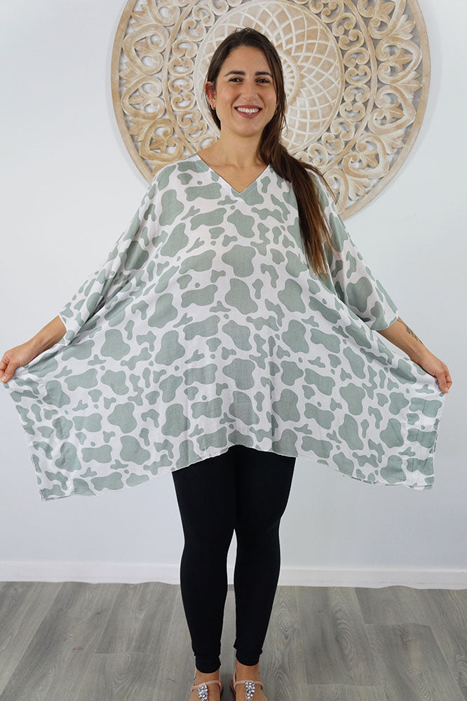 Short Tunic "Abstract Animal"