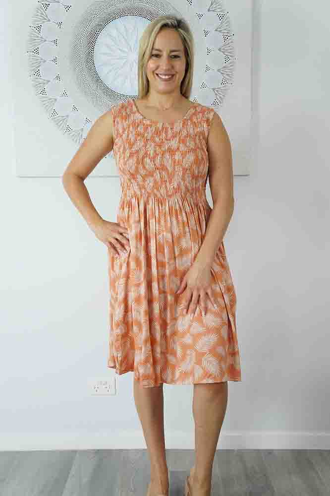 Singlet Smock Dress "Fern"