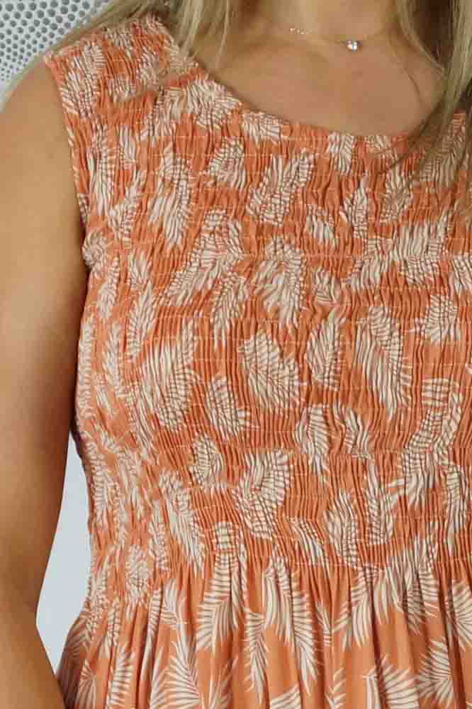 Singlet Smock Dress "Fern"