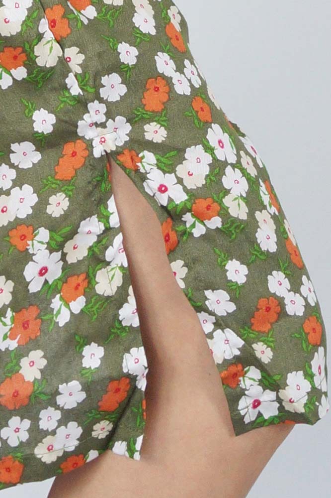 Singlet Smock Dress "Patchouli"