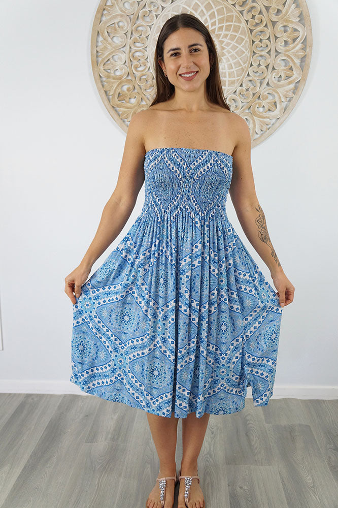 Smock Dress "Geo Crossover"