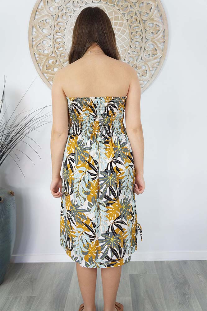 Smock Dress "Palm Paradise"