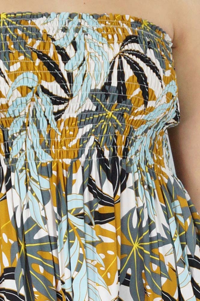 Smock Dress "Palm Paradise"