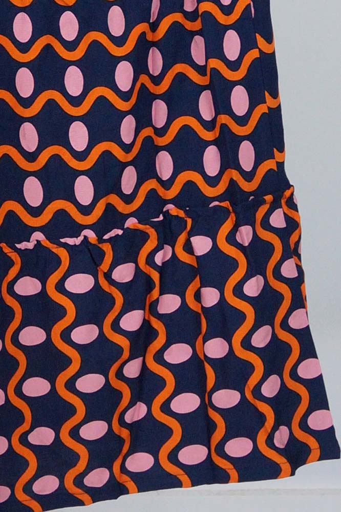 Twiggy Dress "Waves"
